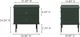 Moe's Home Collection Reagan Deep Green Nightstand-3
