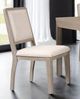 Furniture of America® Belize 2-Piece Gray Fog Side Chair-2