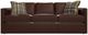 Craftmaster® Customizable CM Leather High Sloping Track Arm Sofa-4