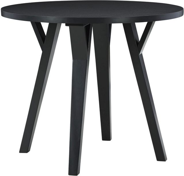 Signature Design by Ashley® Otaska Black Round Dining Table-0