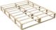 American Bedding™ Premium 5" Gray Queen Low Profile Foundation-1