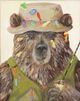 Stylecraft Fishing Bear Wall Art-2