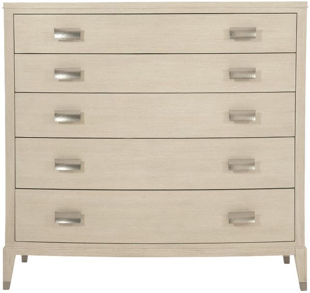 Bernhardt East Hampton Cerused Linen Tall Chest-2