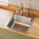Elkay Lustertone® Classic Lustrous Satin 19-1/2" x 22" x 10-1/8" 1-Hole Single Bowl Drop-In Sink-2