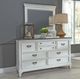 Liberty Furniture Allyson Park Charcoal/Wirebrushed White Dresser and Mirror-1