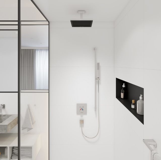 Hansgrohe Pulsify E Chrome 4" Extension Pipe for Ceiling Mount E-2