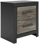 Signature Design by Ashley® Broachmyn Black/Gray 2-Drawer Nightstand-0