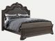 Bernards Coventry Cherry Upholsterd Queen Panel Bed-0