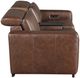 Homelegance® Sutton 3-Piece Brown Double Power Reclining Sectional with Center Console-4