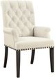 Coaster® Alana Beige/Smokey Black Arm Chair-0