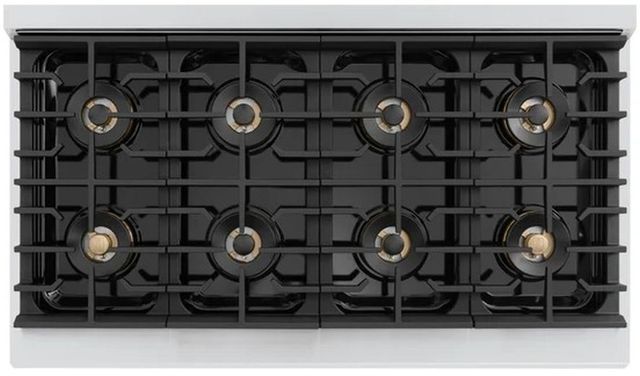 ZLINE Marino 48" Satin Stainless Steel Pro Style Dual Fuel Range with 8-Burner DuoPro™ Cooktop and Dual Ovens-4
