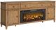 Signature Design by Ashley® Sharlance Light Brown 81" TV Stand with Electric Fireplace-0