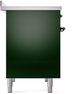 Ilve® Nostalgie II Series 40" Emerald Green Pro Style Induction Range-4