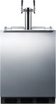 Summit® 24" Stainless Steel Built In Beer and Wine Kegerator Kegerator-0