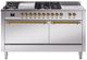 Ilve® Nostalgie II Series 60" White Pro Style Dual Fuel Range-0