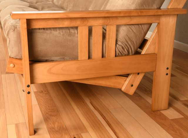 Kodiak Furniture Monterey Butternut Full Futon Frame with Storage-3