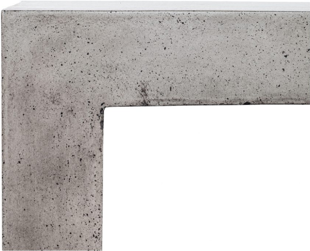 Moe's Home Collection Lazarus Dark Grey Concrete Outdoor Bench-2