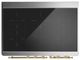 Ilve® Majestic III 40" Graphite Matte Pro Style Induction Range with Triple Glass Door and Brass Trim-4