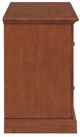 Whittier Wood® Furniture McKenzie Glazed Antique Cherry Lateral File Cabinet-4