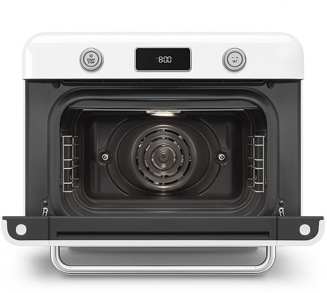 Smeg 50's Style 20" White Countertop Combi Steam Oven-4