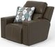 iAmerica Tuscany Chocolate Leather Power Lay Flat Recliner with Power Headrest-0