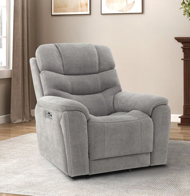 Moto Motion Trento Pewter Power Rocker Recliner-1