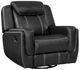 Homelegance® Littleton Black Manual Swivel Glider Recliner-0