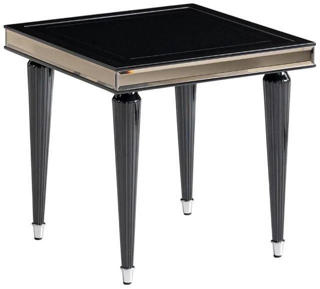 Michael Amini® La Francaise Black Side Table-0