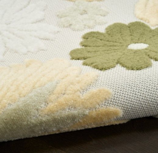 Nourison Home™ Aloha Ivory Sage 5'x8' Style 3 Area Rug-3