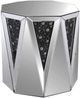 ACME Furniture Noor Mirrored End Table with Faux Crystal Accents-0