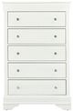 Global Furniture USA Pompei Metallic White Chest-1