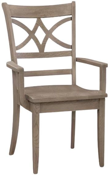 Bassett® Furniture Customizable BenchMade Merrill Oak Dining Arm Chair-0