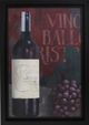 Crestview Collection Wine Time Black/Red Wall Art-0