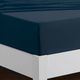 BEDGEAR® Basic 3-Piece Navy Blue Twin Sheet Set-3