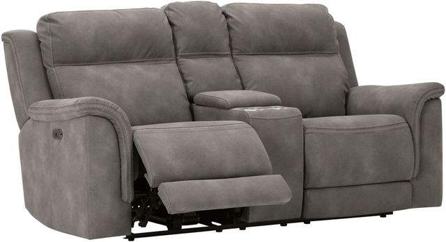 Signature Design by Ashley® Next-Gen DuraPella Slate Power Recline Loveseat-3
