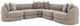 Bernhardt Sylvio Bernhardt Interiors 5-Piece Brown L-Shape Sectional-1