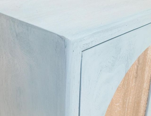 International Furniture Direct Arcadia Blue/Brown Console-3