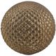 A & B Home Spikey Brown Decorative Sphere-0