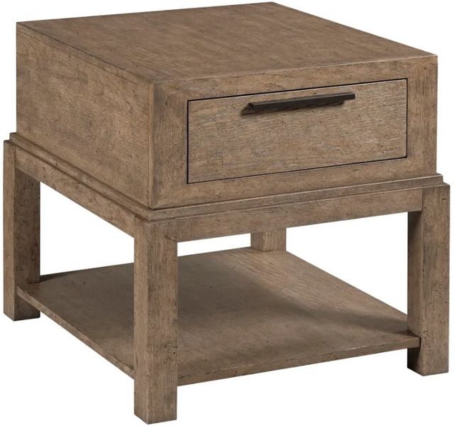 Hammary® Skyline Evans Brown Drawer End Table-0