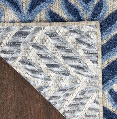 Nourison Home™ Aloha Blue 5'x8' Style 11 Indoor/Outdoor Area Rug-1