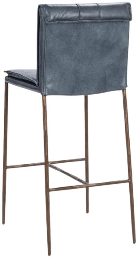 Classic Home Mayer Ocean Blue Bar Stool-4