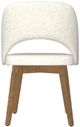 Amisco Scheila Cashew/Whisper Dining Side Chair-3