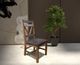 International Furniture Direct Loft Brown/Two Tone Gray Dining Chair-1