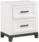 Homelegance® Garretson Gray/White Nightstand-0
