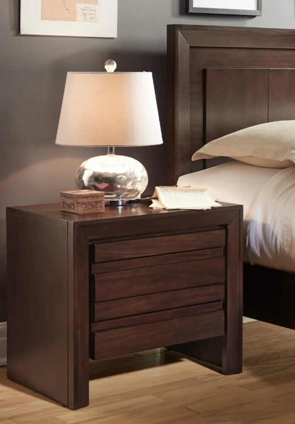 Modus Furniture Element Chocolate Brown Nightstand-1