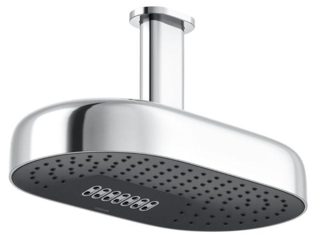 KOHLER® Statement® Polished Chrome 2.5 GPM Oblong 14" 2-Function Rainhead-0