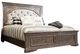 Steve Silver Co. Highland Park 4-Piece Waxed Driftwood/White King Panel Bedroom Set-0