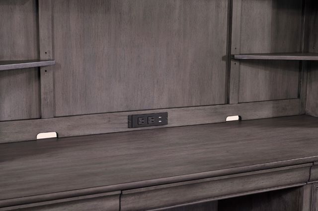 aspenhome® Sinclair Ash Grey Credenza and Hutch-3