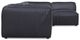 Moe's Home Collection Form Signature 4-Piece Vantage Black L-Shaped Modular Leather Sectional-2