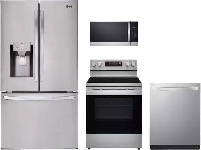 LG 4 Piece PrintProof™ Stainless Steel Kitchen Package-0